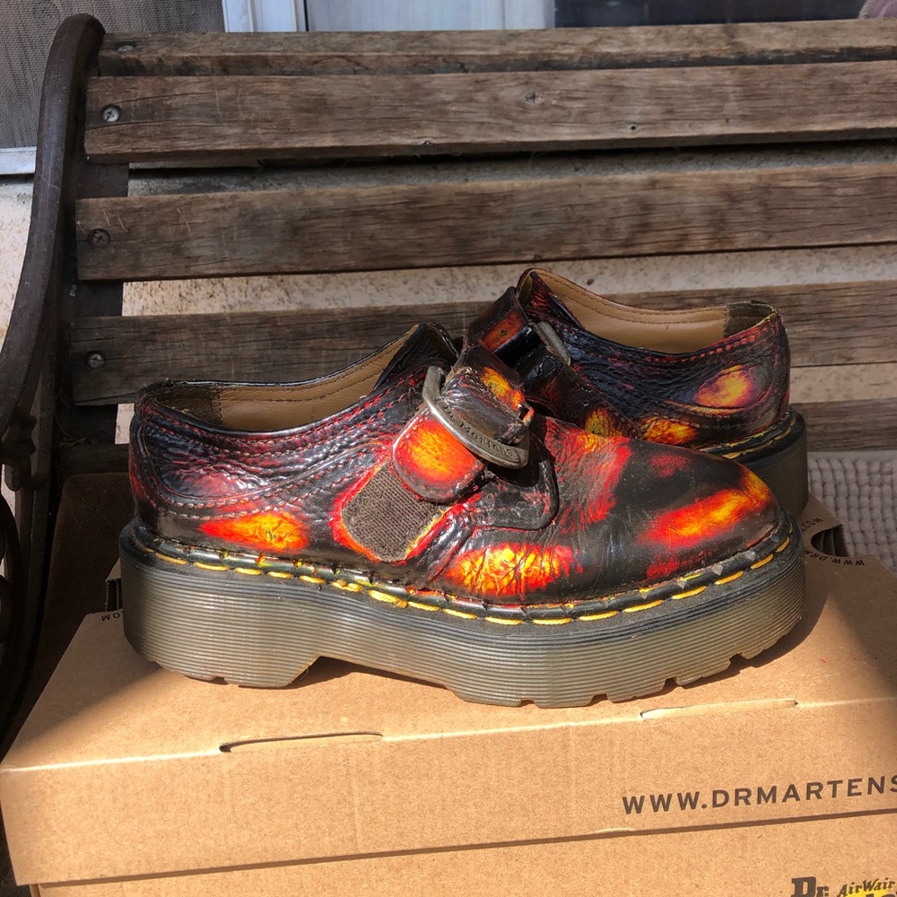 Vintage Dr Martens Rub Off Platforms